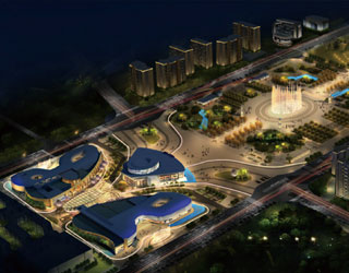 南充市順慶區(qū)濱江中路及人民廣場、四館一心